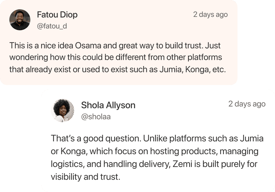 Community Feedback, Real-World Validation